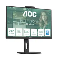 AOC 24P3CW pantalla para PC 60,5 cm (23.8'') 1920 x 1080 Pixeles Full HD LED Negro