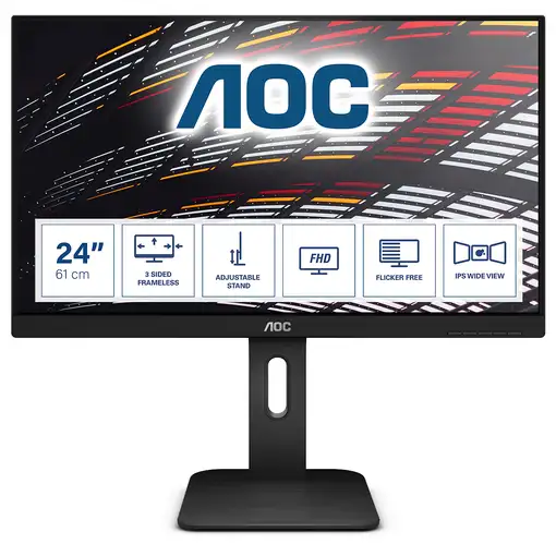AOC P1 X24P1 pantalla para PC 61 cm (24") 1920 x 1200 Pixeles WUXGA LED Negro