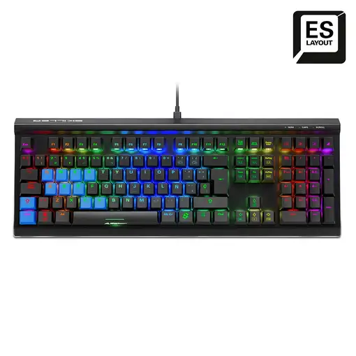 Sharkoon SKILLER SGK60 teclado Juego USB QWERTY Español Negro