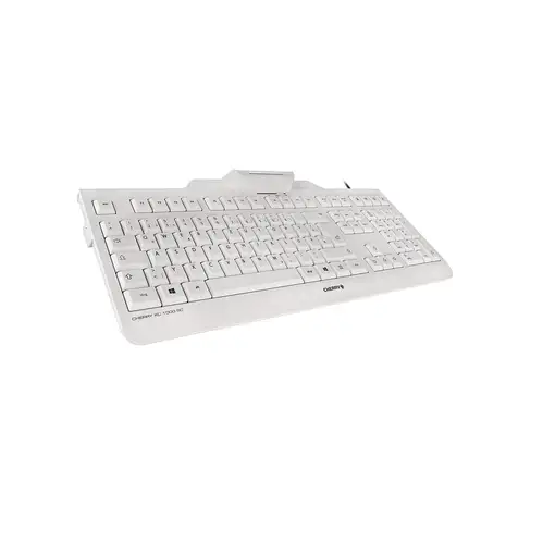 CHERRY KC 1000 SC teclado Oficina USB QWERTZ Alemán Gris