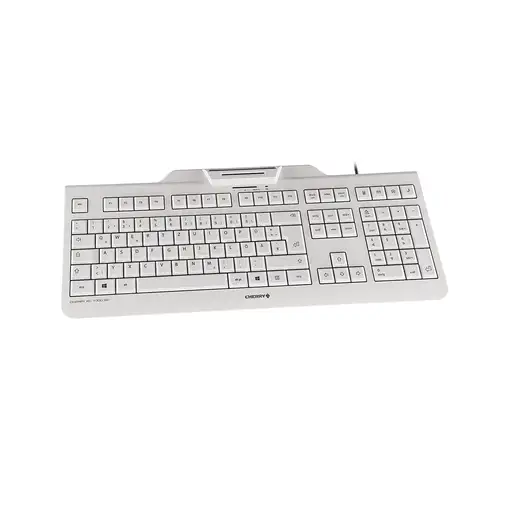 CHERRY KC 1000 SC teclado Oficina USB QWERTZ Alemán Gris