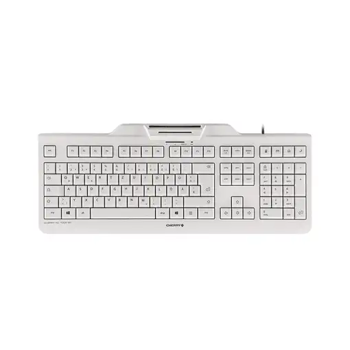 CHERRY KC 1000 SC teclado Universal USB QWERTY Español Gris