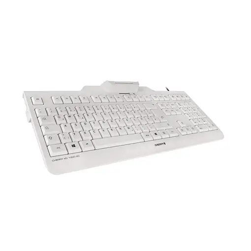 CHERRY KC 1000 SC teclado Universal USB QWERTY Español Gris