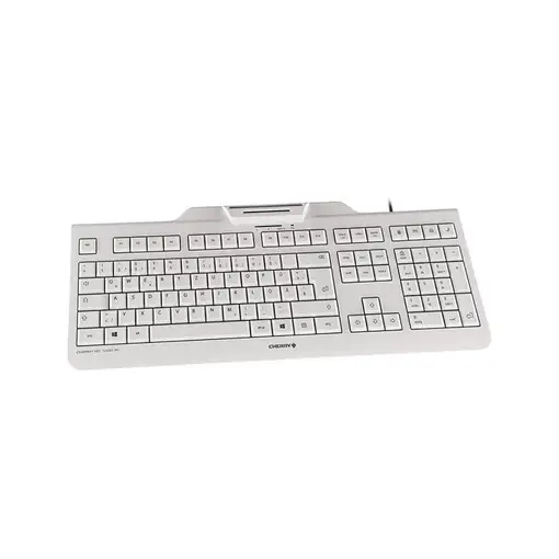 CHERRY KC 1000 SC teclado Universal USB QWERTY Español Gris
