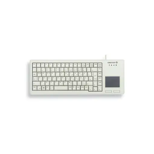 CHERRY XS Touchpad teclado Universal USB QWERTY Inglés de EE. UU. Gris