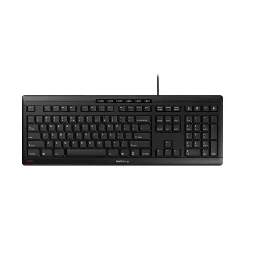 CHERRY STREAM teclado Oficina USB QWERTY Inglés de EE. UU. Negro