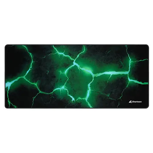 Sharkoon SKILLER SGP30 Alfombrilla de ratón para juegos Negro, Verde
