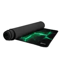 Sharkoon SKILLER SGP30 Alfombrilla de ratón para juegos Negro, Verde