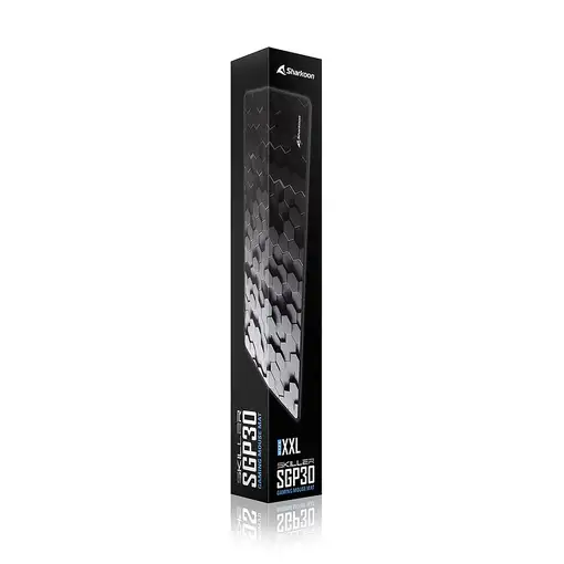 Sharkoon SKILLER SGP30 Alfombrilla de ratón para juegos Negro, Gris
