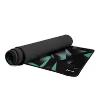 Sharkoon SKILLER SGP30 Alfombrilla de ratón para juegos Negro, Verde, Gris