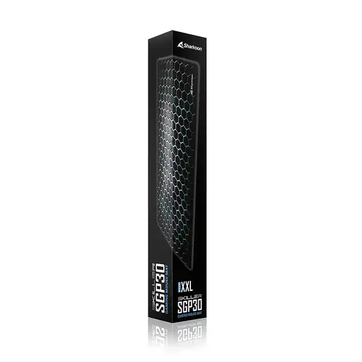 Sharkoon SKILLER SGP30 Alfombrilla de ratón para juegos Negro, Verde