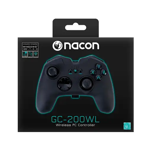 NACON PCGC-200WL mando y volante Negro RF Gamepad Analógico/Digital PC
