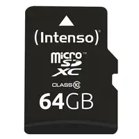 Intenso 64GB MicroSDHC MicroSDXC Clase 10