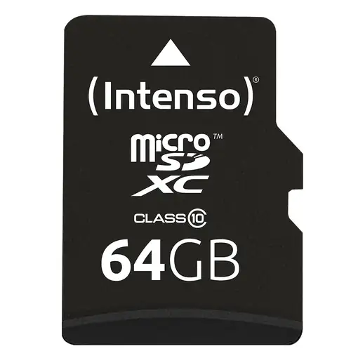 Intenso 64GB MicroSDHC MicroSDXC Clase 10
