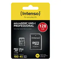 Intenso microSDXC 128GB Class 10 UHS-I Professional - Extended Capacity SD (MicroS