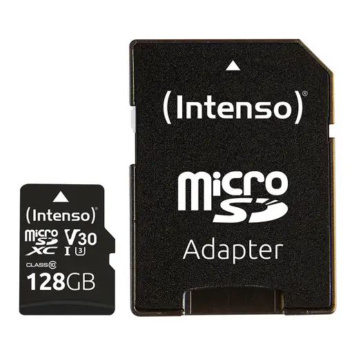 Intenso microSDXC 128GB Class 10 UHS-I Professional - Extended Capacity SD (MicroS