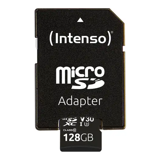 Intenso microSDXC 128GB Class 10 UHS-I Professional - Extended Capacity SD (MicroS