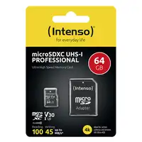 Intenso 3433490 memoria flash 64 GB MicroSDXC UHS-I Clase 10