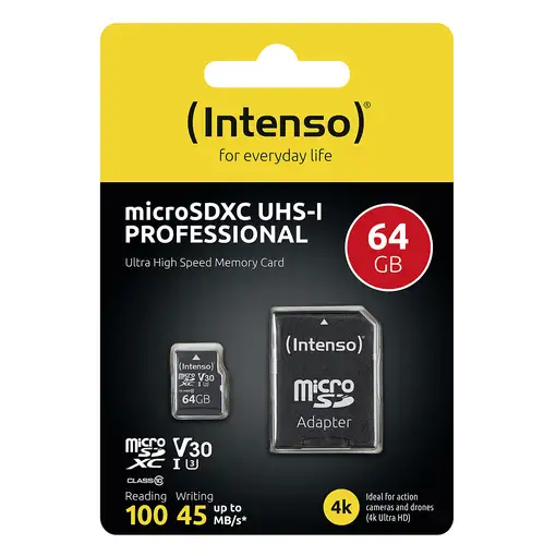 Intenso 3433490 memoria flash 64 GB MicroSDXC UHS-I Clase 10