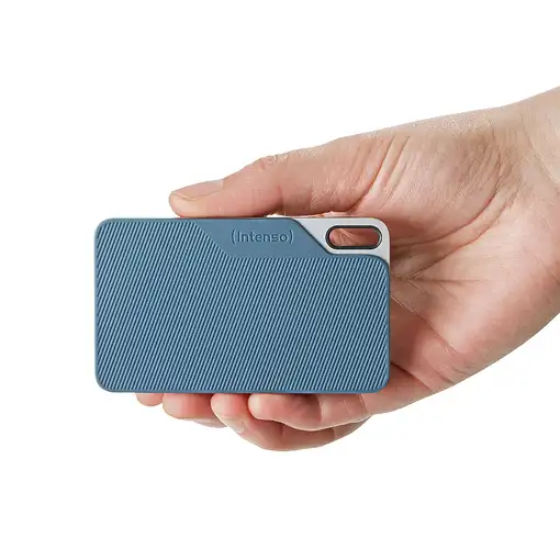 Intenso Lesen/Schreiben bis zu 500 MB/s/1TB USB Tipo C 3.2 Gen 1 (3.1 Gen 1) Azul,