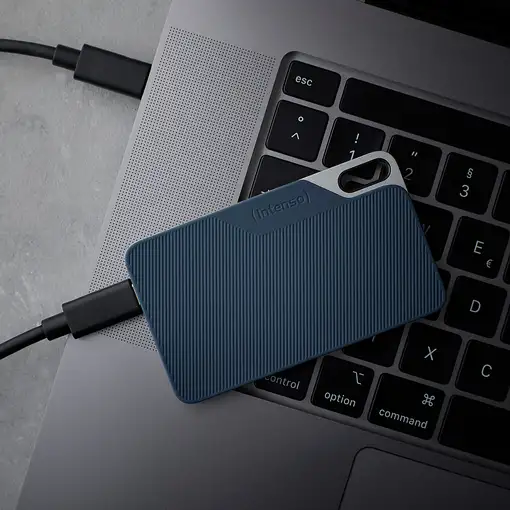 Intenso Lesen/Schreiben bis zu 500 MB/s/1TB USB Tipo C 3.2 Gen 1 (3.1 Gen 1) Azul,