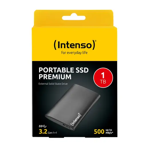 Intenso Premium Edition 1 TB Micro-USB B 3.2 Gen 1 (3.1 Gen 1) Negro