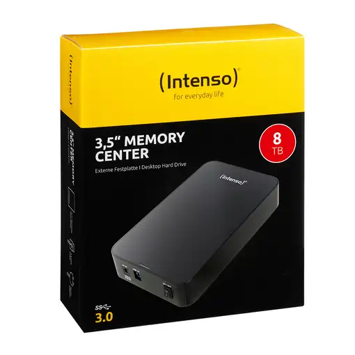 Intenso Memory Center disco duro externo 8 TB 5400 RPM 3.5" USB 3.2 Gen 1 (3.1 Gen