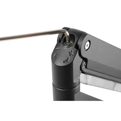 Digitus Soporte de monitor universal sencillo con muelle neumático y fijación a pr