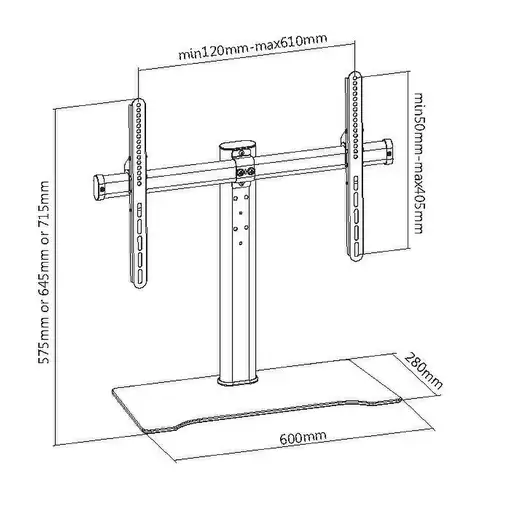 Equip Soporte universal de sobremesa para TV de 32''~55