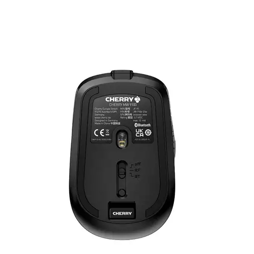 CHERRY MW 9100 ratón Oficina Ambidextro RF Wireless + Bluetooth 2400 DPI