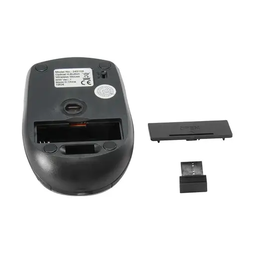 Equip 245104 ratón Viajes Ambidextro RF inalámbrico Óptico 1600 DPI