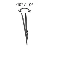 Hama 00220810 soporte para TV 165,1 cm (65'') Negro