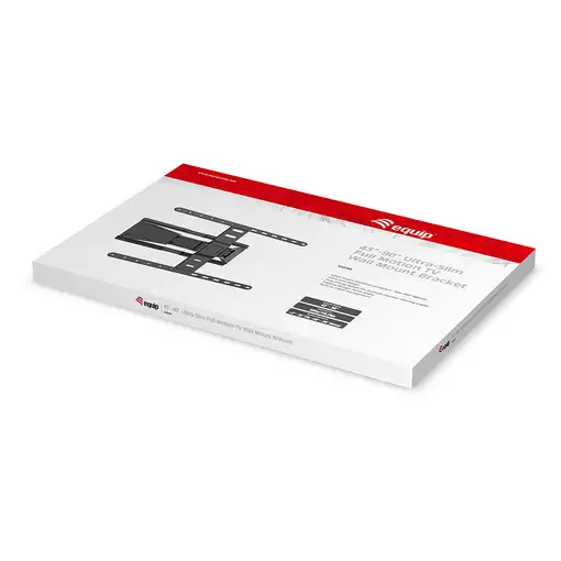 Equip Soporte de pared para televisor ultrafino de movimiento completo de 43"-90