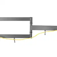 Equip 650341 Soporte de pared articulado para TV de 32"-55