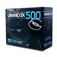 NOX Urano SX unidad de fuente de alimentación 500 W 20+4 pin ATX ATX Negro