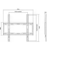 Equip 650310 soporte para TV 139,7 cm (55'') Negro
