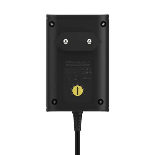 Ansmann 1201-0023 adaptador e inversor de corriente Interior 12 W Negro
