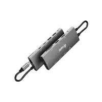 Equip Adaptador multifunción USB-C 9 en 1, HDMI 4K/60Hz, Gigabit LAN, USB 3.2 GEN1