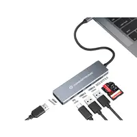 Conceptronic DONN23G base para portátil y replicador de puertos Alámbrico USB 3.2