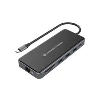 Conceptronic DONN15G base para portátil y replicador de puertos Alámbrico USB 3.2