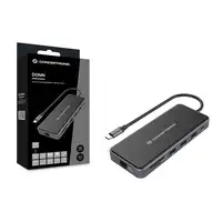 Conceptronic DONN15G base para portátil y replicador de puertos Alámbrico USB 3.2