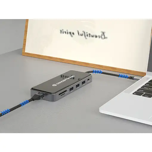 Conceptronic DONN15G base para portátil y replicador de puertos Alámbrico USB 3.2