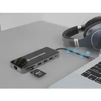 Conceptronic DONN15G base para portátil y replicador de puertos Alámbrico USB 3.2