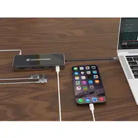 Conceptronic DONN15G base para portátil y replicador de puertos Alámbrico USB 3.2