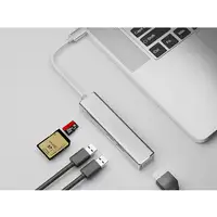 Equip Adaptador multifunción USB-C 5 en 1, HDMI , USB 3.2 Gen 1 , TF/Micro SD