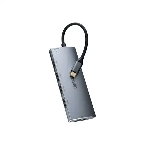 Equip Adaptador multifunción USB-C 7 en 1, HDMI, USB 3.0, TF/MICRO SD, 60W USB PD