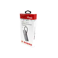 Equip Adaptador multifunción USB-C 7 en 1, HDMI, USB 3.0, TF/MICRO SD, 60W USB PD