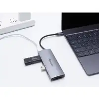 Equip Adaptador multifunción USB-C 7 en 1, HDMI, USB 3.0, TF/MICRO SD, 60W USB PD