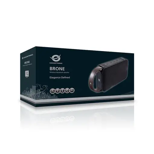 Conceptronic BRONE01B altavoz portátil o de fiesta Altavoz portátil estéreo Negro,