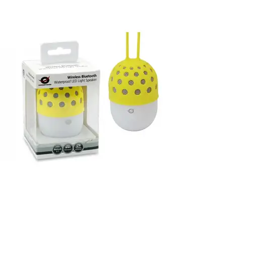 Conceptronic CSPKBTWPHLY altavoz portátil o de fiesta Blanco, Amarillo 3 W